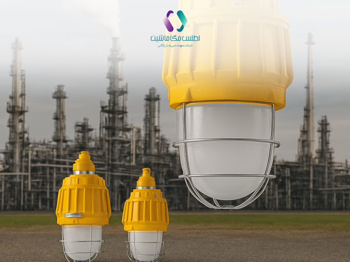 بررسی ساختار چراغ آویز ضد انفجار - اطلس مگا ماشین