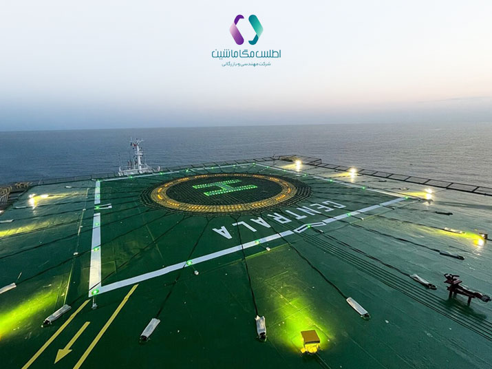 طراحی و اجرای سکوی فرود هلیکوپتر ضد انفجار | اطلس مگا ماشین