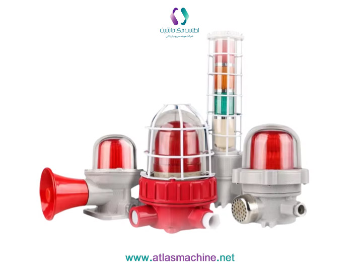 بررسی انواع آژیر فلاشر ضد انفجار | اطلس مگا ماشین